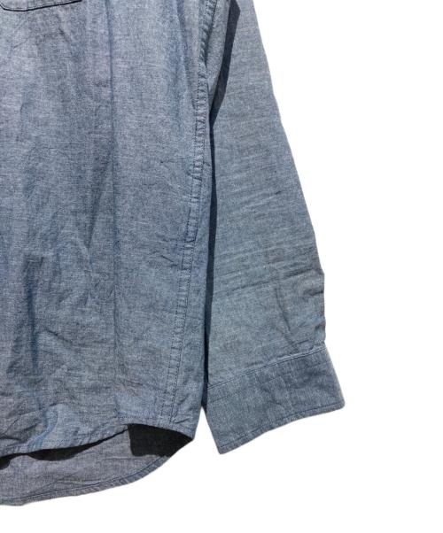 AVIREX（アヴィレックス）AVIREX (アヴィレックス) 長袖 シャンブレーシャツ インディゴ サイズ:XLの古着・服飾アイテム