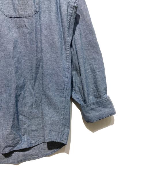 AVIREX（アヴィレックス）AVIREX (アヴィレックス) 長袖 シャンブレーシャツ インディゴ サイズ:XLの古着・服飾アイテム