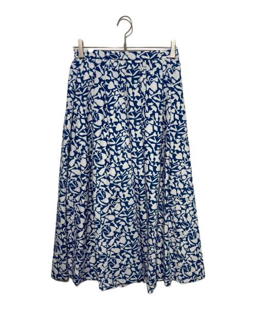 HERALBONY（ヘラルボニー）HERALBONY (ヘラルボニー) フレアスカート「アオの世界」 ブルー サイズ:Mの古着・服飾アイテム