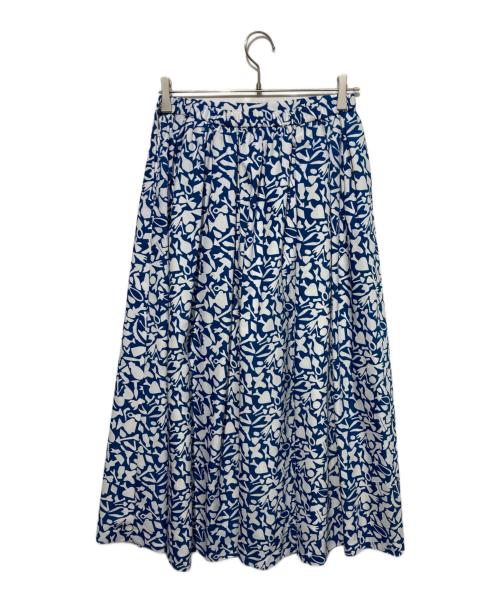 HERALBONY（ヘラルボニー）HERALBONY (ヘラルボニー) フレアスカート「アオの世界」 ブルー サイズ:Mの古着・服飾アイテム