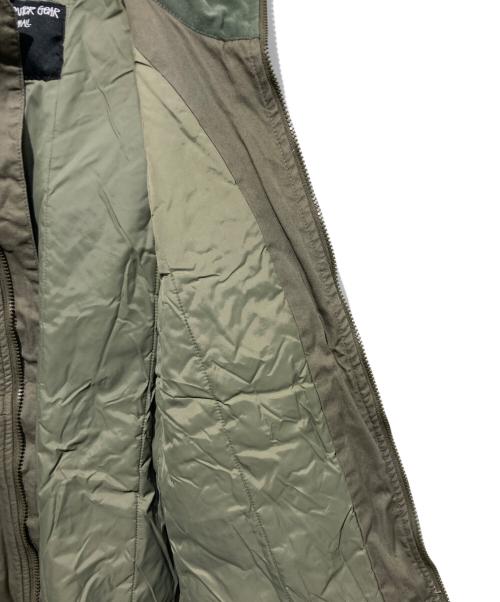 stussy（ステューシー）stussy (ステューシー) オールドスタンドカラー中綿ジャケット カーキ サイズ:Sの古着・服飾アイテム