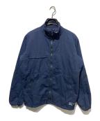 stussyステューシー）の古着「オールドスタンドカラー中綿ジャケット」｜ネイビー