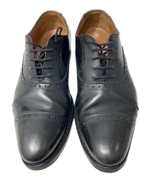 Jalan Sriwijaya（ジャランスリウァヤ）Jalan Sriwijaya (ジャランスリウァヤ) クォーターブローグシューズ ブラック サイズ:5 1/2の古着・服飾アイテム