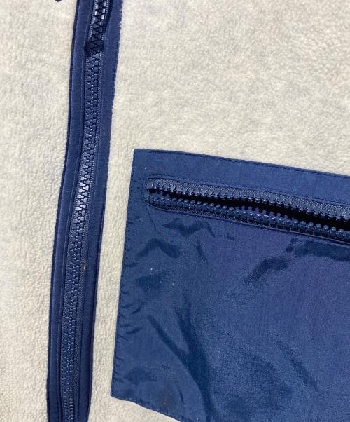 Patagonia（パタゴニア）Patagonia (パタゴニア) シンチラフリースベスト アイボリー×ネイビー サイズ:Lの古着・服飾アイテム