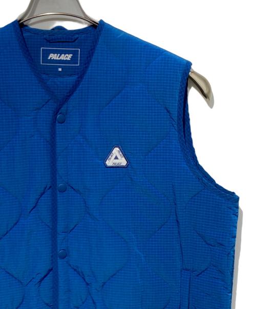 PALACE（パレス）PALACE (パレス) P65 JACKET キルティングベスト ブルー サイズ:Ｍの古着・服飾アイテム