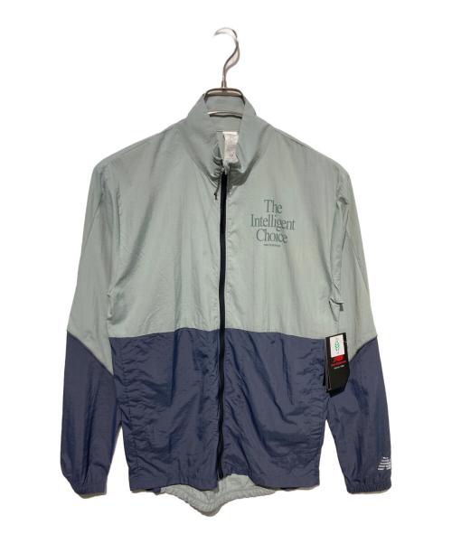 NEW BALANCE（ニューバランス）NEW BALANCE (ニューバランス) グラフィック ウーブン ジャケット グレー サイズ:XSの古着・服飾アイテム