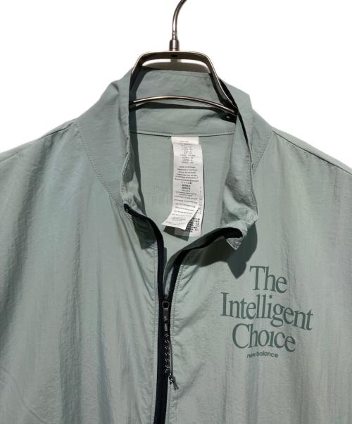 NEW BALANCE（ニューバランス）NEW BALANCE (ニューバランス) グラフィック ウーブン ジャケット グレー サイズ:XSの古着・服飾アイテム