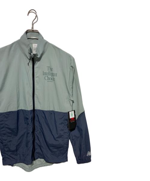 NEW BALANCE（ニューバランス）NEW BALANCE (ニューバランス) グラフィック ウーブン ジャケット グレー サイズ:XSの古着・服飾アイテム