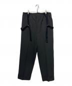 TODAYFULトゥデイフル）の古着「Suspenders Highwaist Pants」｜グレー