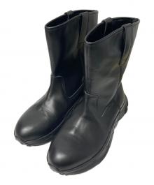 MAISON SPECIAL×SPECIAL SHOES FACTORY（メゾンスペシャル×スペシャルシューズファクトリー）の古着「Vibram Sole Pecos Boots」｜ブラック