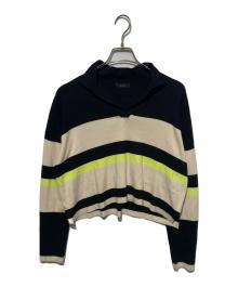 allureville（アルアバイル）の古着「ラガーシャツプルオーバー」｜ブラック