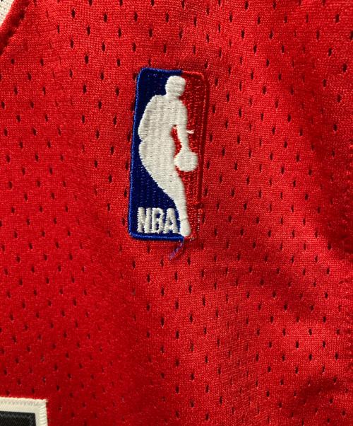 MITCHELL & NESS（ミッチェルアンドネス）MITCHELL & NESS (ミッチェルアンドネス) ゲームシャツ レッド サイズ:XXLの古着・服飾アイテム