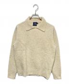 DRAKE'Sドレイクス）の古着「襟付メリノウールニット」｜アイボリー