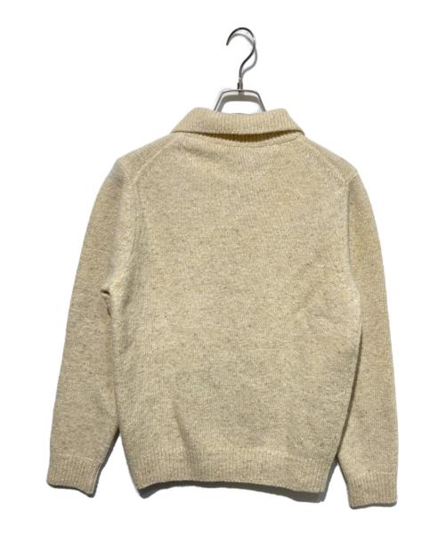 DRAKE'S（ドレイクス）DRAKE'S (ドレイクス) 襟付メリノウールニット アイボリー サイズ:38の古着・服飾アイテム