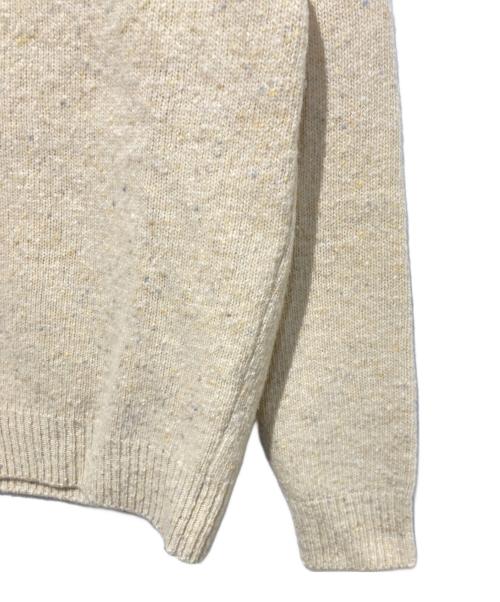 DRAKE'S（ドレイクス）DRAKE'S (ドレイクス) 襟付メリノウールニット アイボリー サイズ:38の古着・服飾アイテム