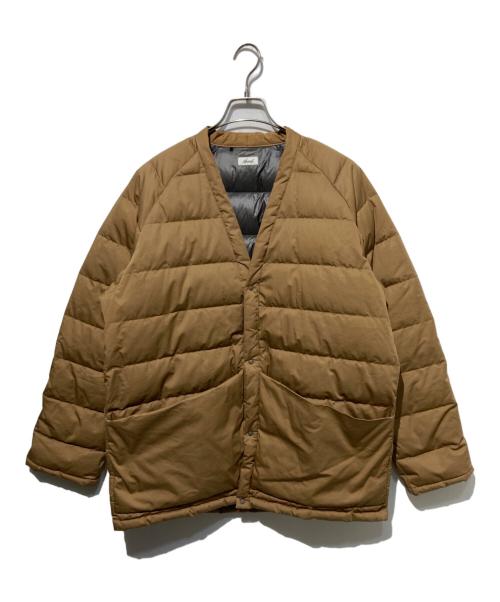 NANGA（ナンガ）NANGA (ナンガ) Cotton Peach Down Hanten ダウンジャケット ブラウン サイズ:FREEの古着・服飾アイテム