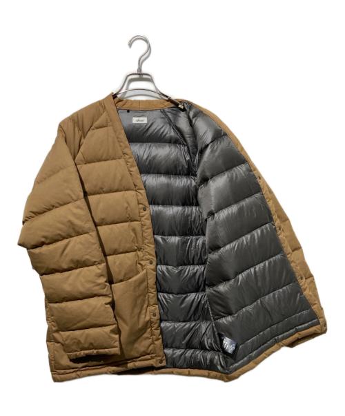 NANGA（ナンガ）NANGA (ナンガ) Cotton Peach Down Hanten ダウンジャケット ブラウン サイズ:FREEの古着・服飾アイテム