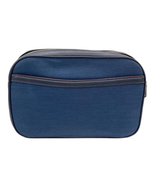 COACH（コーチ）COACH (コーチ) 馬車ロゴカメラショルダーバッグ ネイビーの古着・服飾アイテム