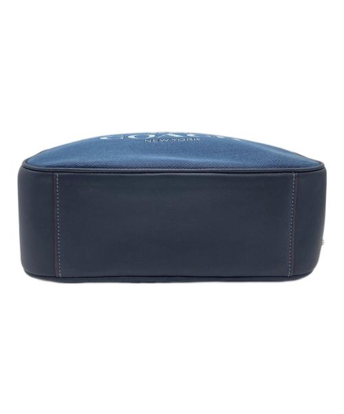 COACH（コーチ）COACH (コーチ) 馬車ロゴカメラショルダーバッグ ネイビーの古着・服飾アイテム