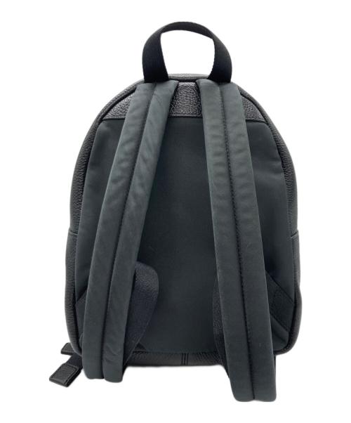 COACH（コーチ）COACH (コーチ) チャーリー ペブルドレザー ミニ リュックサック ブラックの古着・服飾アイテム