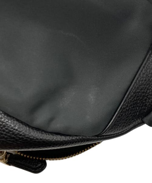 COACH（コーチ）COACH (コーチ) チャーリー ペブルドレザー ミニ リュックサック ブラックの古着・服飾アイテム