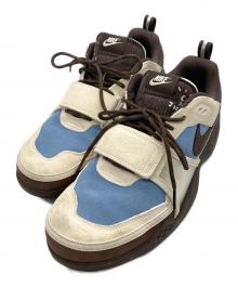 NIKE×Travis Scott（ナイキ×トラヴィススコット）の古着「Zoom Field Jaxx ローカットスニーカー」｜ベージュ×ブラウン