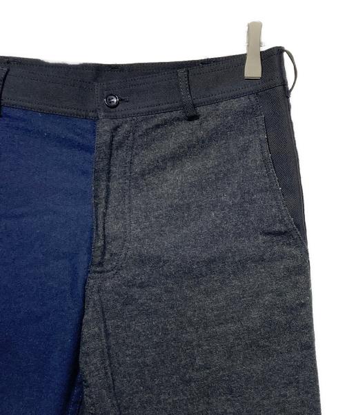 COMME des GARCONS SHIRT（コムデギャルソンシャツ）COMME des GARCONS SHIRT (コムデギャルソンシャツ) 切替パンツ ネイビー×グレー サイズ:XSの古着・服飾アイテム