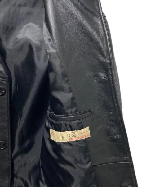 nano・universe（ナノ・ユニバース）nano・universe (ナノ・ユニバース) LB.03 WONDER LIGHT LEATHER カーコート ブラック サイズ:Lの古着・服飾アイテム