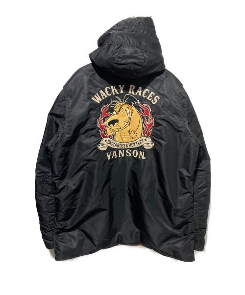 VANSON（バンソン）VANSON (バンソン) WACKY RACES (ワッキーレース) N-3Bジャケット ブラック サイズ:XXXLの古着・服飾アイテム