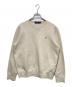 POLO RALPH LAUREN（ポロ・ラルフローレン）の古着「ロゴ刺繍クルーネックスウェット」｜ベージュ