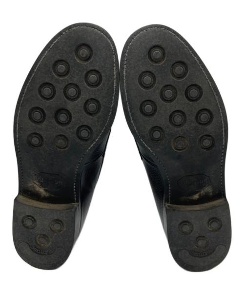 浅草靴誂（アサクサカチョウ）浅草靴誂 (アサクサカチョウ) ローファー ブラック サイズ:6 1/2の古着・服飾アイテム
