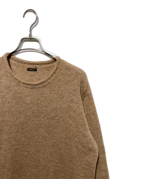 Ets MATERIAUX（マテリオ）Ets MATERIAUX (マテリオ) PERU ALPACA MIX ROLL ニット ブラウン サイズ:Mの古着・服飾アイテム