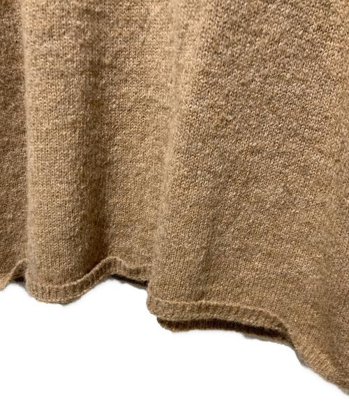 Ets MATERIAUX（マテリオ）Ets MATERIAUX (マテリオ) PERU ALPACA MIX ROLL ニット ブラウン サイズ:Mの古着・服飾アイテム