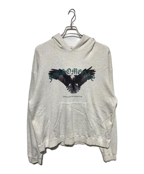 FORSOMEONE（フォーサムワン）FORSOMEONE (フォーサムワン) EAGLE HOODIE グレー サイズ:48の古着・服飾アイテム