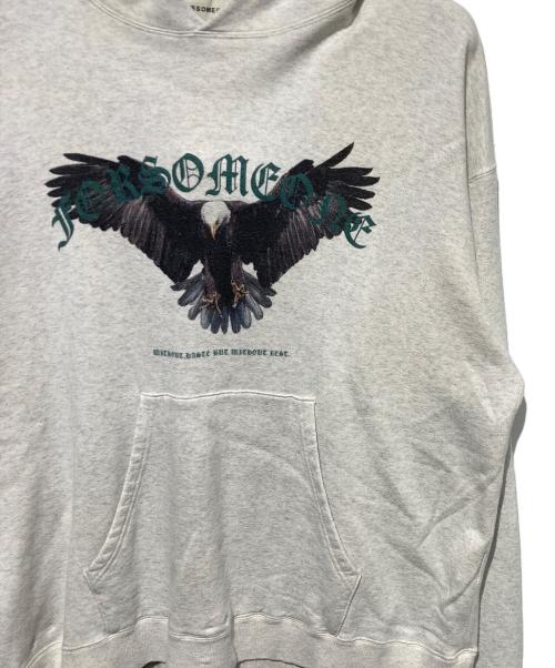 FORSOMEONE（フォーサムワン）FORSOMEONE (フォーサムワン) EAGLE HOODIE グレー サイズ:48の古着・服飾アイテム