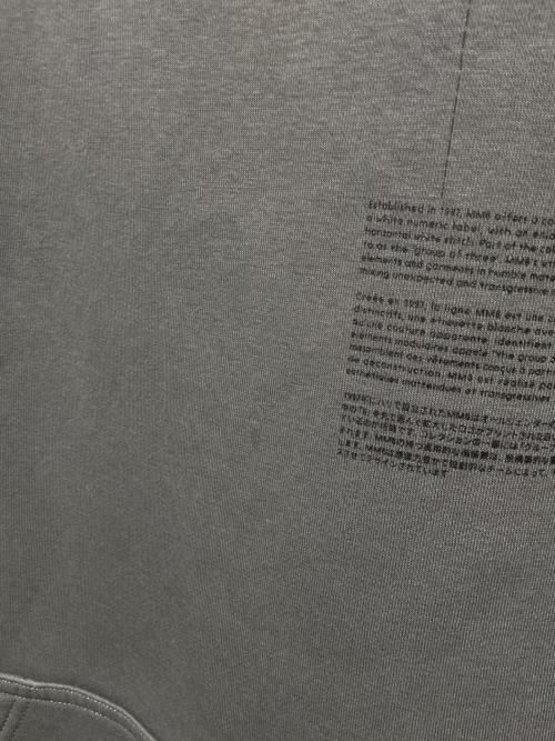 MM6 Maison Margiela（エムエムシックスメゾンマルジェラ）MM6 Maison Margiela (エムエムシックスメゾンマルジェラ) クルーネックスウェット グレー サイズ:Mの古着・服飾アイテム