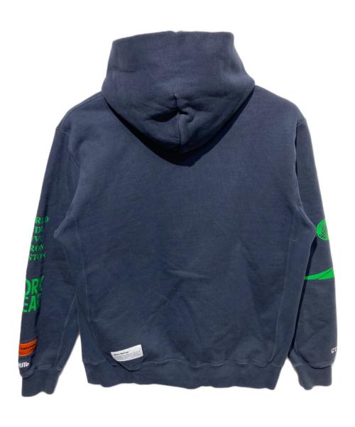 HERON PRESTON（ヘロンプレストン）HERON PRESTON (ヘロンプレストン) プルオーバーパーカー ネイビー サイズ:Mの古着・服飾アイテム