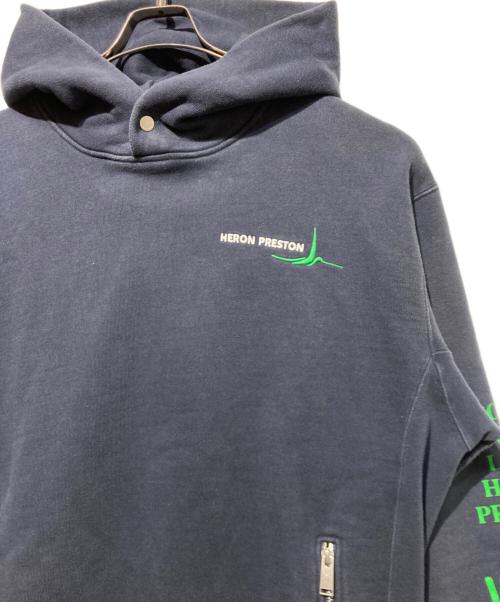 HERON PRESTON（ヘロンプレストン）HERON PRESTON (ヘロンプレストン) プルオーバーパーカー ネイビー サイズ:Mの古着・服飾アイテム