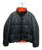 SELF MADEセルフメイド）の古着「リバーシブル中綿ジャケット」｜ブラック×オレンジ