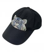 KENZOケンゾー）の古着「刺繍キャップ」｜ブラック