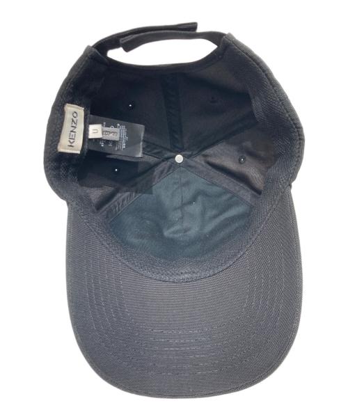 KENZO（ケンゾー）KENZO (ケンゾー) 刺繍キャップ ブラックの古着・服飾アイテム