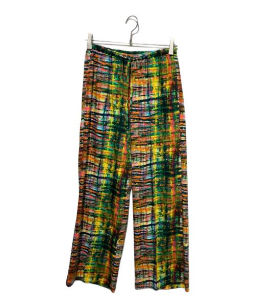 HERALBONY（ヘラルボニー）HERALBONY (ヘラルボニー) サテンパンツ「無題」 マルチカラー サイズ:Freeの古着・服飾アイテム