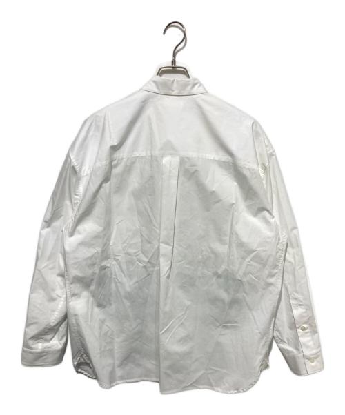 HERALBONY（ヘラルボニー）HERALBONY (ヘラルボニー) レギュラーカラーシャツ「green brush-mm2025」 ホワイト サイズ:Lの古着・服飾アイテム