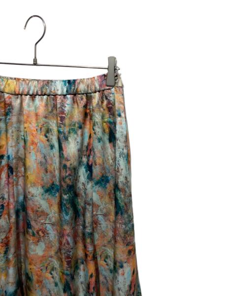 HERALBONY（ヘラルボニー）HERALBONY (ヘラルボニー) サテンスカート「サンバ」 マルチカラー サイズ:Mの古着・服飾アイテム