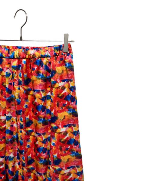 HERALBONY（ヘラルボニー）HERALBONY (ヘラルボニー) サテンスカート「non title」 レッド サイズ:Sの古着・服飾アイテム