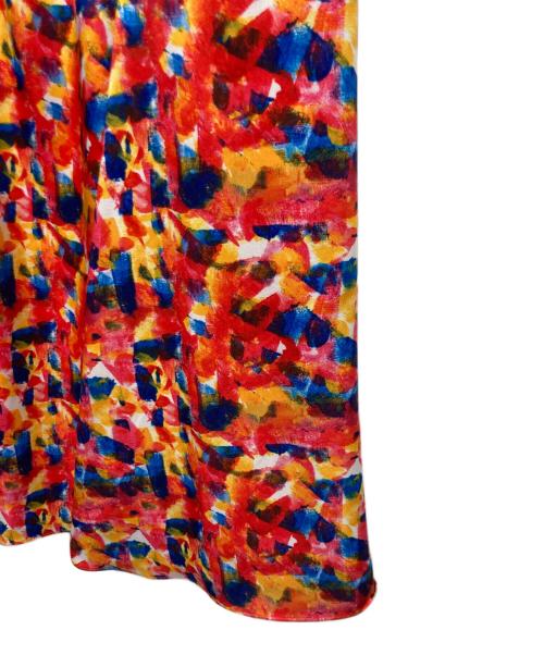 HERALBONY（ヘラルボニー）HERALBONY (ヘラルボニー) サテンスカート「non title」 レッド サイズ:Sの古着・服飾アイテム