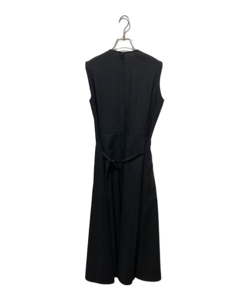 HERALBONY（ヘラルボニー）HERALBONY (ヘラルボニー) スカーフアタッチメントワンピース ブラック サイズ:Mの古着・服飾アイテム