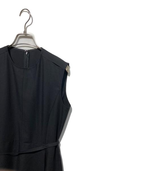 HERALBONY（ヘラルボニー）HERALBONY (ヘラルボニー) スカーフアタッチメントワンピース ブラック サイズ:Mの古着・服飾アイテム