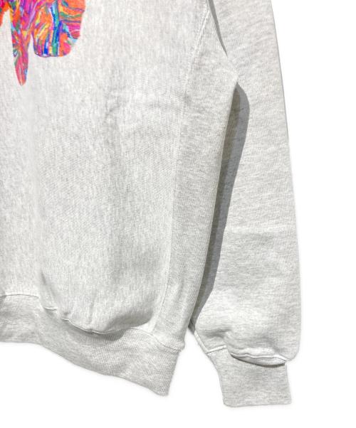 HERALBONY（ヘラルボニー）HERALBONY (ヘラルボニー) Heavy Weight スウェットクルー「動物」 グレー サイズ:Lの古着・服飾アイテム