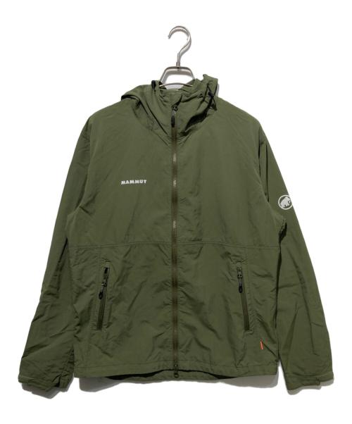 MAMMUT（マムート）MAMMUT (マムート) Hiking WB Hooded Jacket ウインドブレーカー カーキ サイズ:XLの古着・服飾アイテム